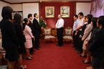 ผู้อำนวยการศูนย์ฯ พร้อมพนักงาน เข้าเยี่ยมคารวะและสวัสดีปีใหม่ อธิการบดี มหาวิทยาลัยเชียงใหม่