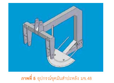 อุปกรณ์ขุดมันสำปะหลัง มข.48 